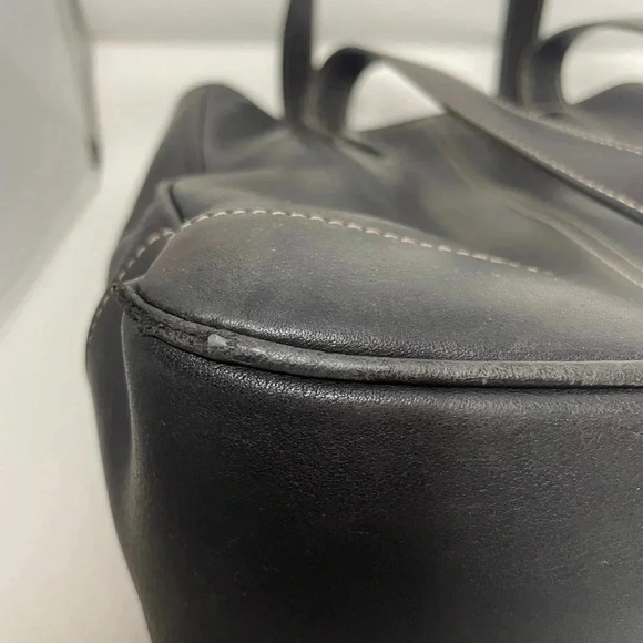 VINTAGE Coach brown leather shoulder bag​ - Picture 8 of 13